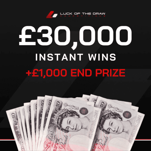 £30,000 INSTANT WINS + £1K END PRIZE